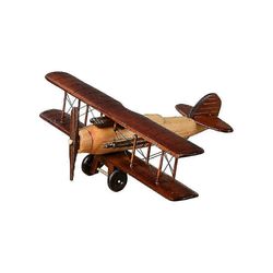 Retro puinen lentokonemalli Luova kodin käsityökoristeet Kid puinen lentokone lelu lahja kotikahvila toimisto tyyppi 1 Tyyli AA