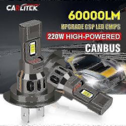 H7 LED Canbus 60000lm 220w turbo led-auton ajovalojen polttimot 1: 1 minikokoinen plugplay tuulettimella langaton led-automaattinen lamppu 6000k va...
