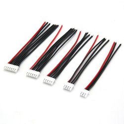 5stk/parti 100mm 22awg stik Rc Lipo Batteribalance Oplader 2s 3s 4s 5s 6s 22awg kabellinje til Imax B3 B6