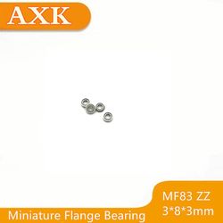 Tidsbegrænset 10stk Mf83 Mf83zz Mf83z 3x8x3mm Abec-1 Full Ball Flange Bearing Miniature Deep Groove