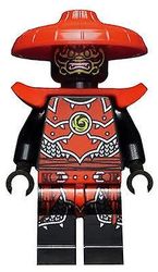 LEGO Ninjago Kiviarmeijan partiolainen keltakasvoinen minihahmo vuodelta 70669
