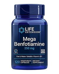 Life Extension Elämän pidentäminen Mega Benfotiamine 250 mg 120 kapselia