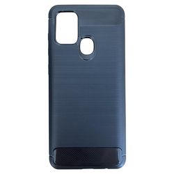 Crazy Kase Hull Til Samsung Galaxy A21s Soft Black Carbon Effect