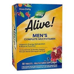 Nature's Way Luonnon tapa elää! Miesten Energy Complete Multi-Vitamin, 50 count (1 kpl pakkaus)