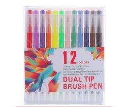 Sofirn Dobbelthovedet Akvarel Pen Soft Brush 12 Color Børns Tegning Hook Line Pen Art Special Marker
