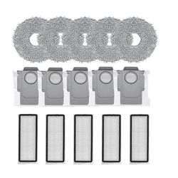 15 kpl Roborock QRevo Curve/P20 Pro lakaisukoneen lisävarusteille