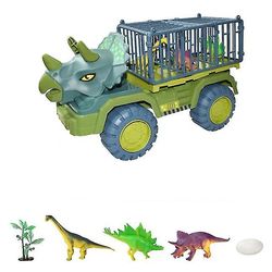 Zhuopai Kid's Legetøj Store Dinosaur Engineering Vehicle Set set2