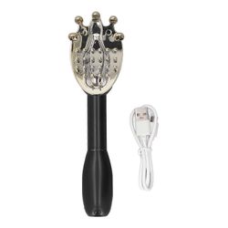 Sähköinen raapija 45 cm jatkettava tehokas kutinan lievitys selän vartalon naarmuuntumishierontatyökalu kotimatkoille Musta