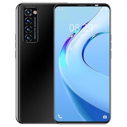 Mike Nya R6 Ankomst 5G Smartphones 12ab Ram + 512GB Rom Android 10.1 OS 80MP Quad Camera 5.8 "Inchs 4k Fhd + Svart