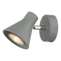 Dar Lighting Diza Single Spotlight Matt Grey