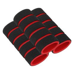 Ohjaustangon suojus lieriömäinen sieni luistamaton kotikuntosali leuanvetotangot 3kpl Musta 10.50X3.50X3.50CM