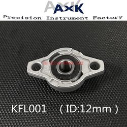 Salg Ankomst Stålkugleleje 10stk Kfl001 12mm pudeblok Leje Zinklegering Indsats Lineær akselstøtte Cnc Del