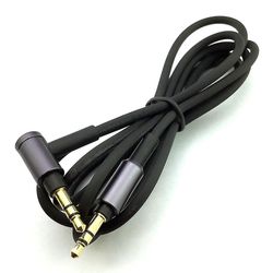 For Sony Wh-1000 Xm2 Xm3 Xm4 3,5 mm lydkabel,(svart uten mikrofon)