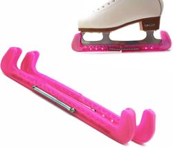 Crexa Figur Skating Blade Beskyttende Deksler Skøyteblad Deksler Justerbar Elastisk SkøyteBeskyttere For Kunsthockey Skaterose Pink2pcs