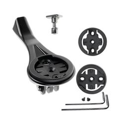 SL7-ohjainkannattimen pidikkeeseen polkupyörän tietokoneen kameran pyörän ohjainkannattimen jatkeen tukipidike Musta