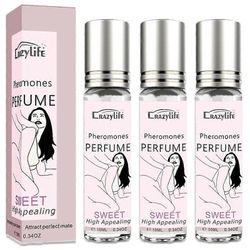 1-3kpl feromonihajuvettä naisille, Collagen Boost Anti-aging Daily Serum roll-on feromonia sisältävä eteerinen öljy hajuvesi Köln naisille houkutel...
