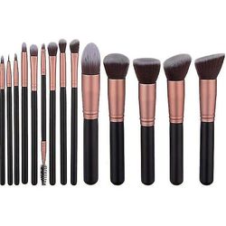 Zhuopai 14/16PCS makeupbørstesæt Komplet sæt skønhedsværktøjer 14pcs