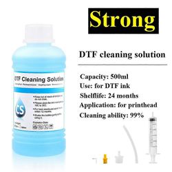 hg Vahva puhdistus 4 tilavuuden DTF-puhdistusliuos Epson DX4 DX5 DX7 L1800 L805 L800 1390 I3200 DTF-musteenpuhdistusnesteelle 2960 kuten kuvassa näkyy