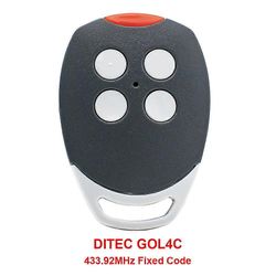 Ditec Gol4c autotallin oven kaukosäädin 433.92MHz kiinteä Ditec Remote autotallin ovenavaaja 433MHz kasvotusten