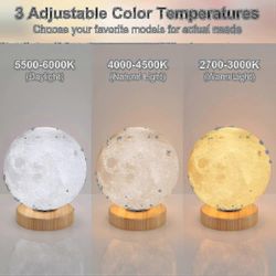 Heker 10000 Lux valohoitolamppu, päivänvalolamppu 3 värilämpötilalla, säädettävä kirkkaus