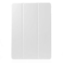 Yhteensopiva iPadin 9,7 tuuman (2018) / 9,7 tuuman (2017) / Air 2 / Air Tri-fold Stand -nahkaisen matkapuhelimen kotelon kanssa Valkoinen