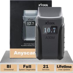 Visgaler Anyscan A30m Obd2 Diagnostiske værktøjer Andriod/ios Bluetooth Full System 21+ Special Functions Software Gratis opdatering levetid Kina