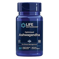 Life Extension optimoitu Ashwagandha 60 kasvissyöjä kapselit