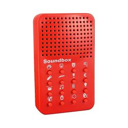 Npw Classic Red Sound Machine hilpeä uutuus kepponen kannettava 16 tehostetta melua