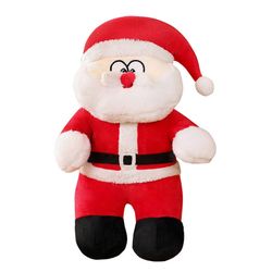 25-50cm joulu pehmo joulupukki nukke lelu pehmeä eläin sarjakuva tyyny tyyny ihana lapsi syntymäpäivälahja koti pyöreä silmä