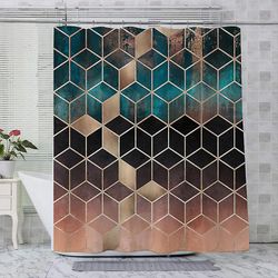 Moderne enkel stil badeværelse bruseforhæng Foringer Vandtæt med kroge YLRY2 120x180cm