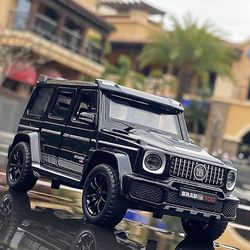 1/32 G700 G65 Suv Alloy Car Model Diecast Simulation Metal Legetøj Off-road køretøjer Bil Model Sound Light Collection Børnegave Sort