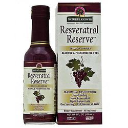 Nature's Answer Luonnon vastaus Resveratrol Reserve Liquid, 5 oz (pakkaus 2)