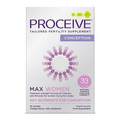 Proceive Max Naisten Advanced Fertility Supplement 30 annospussia