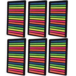 Läpinäkyvät korostuskynänauhat, kannettavat sivumerkit helppoon merkintöjen tekemiseen, kevyet tarrakielekkeet kirjoille, muistiinpanoille ja lukem...