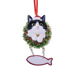 Corgi Sleeping On Pearl Christmas Hanging Ornament, 2d Akryl Plate Corgi Dog Sleeping On Pearl Xmas Bil Ornament / vindu Ornament / tre Ornament St...