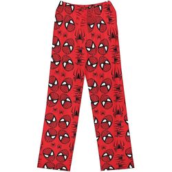Shinestar Tegneserie Hello Kitty Spiderman Trykt pyjamas bukser Casual Sleepwear Loungewear bukser Bottoms for kvinner Teens Girls Rød Spiderman L