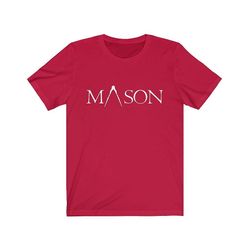 Bricks Masons Mason kompas frimurerisk t-shirt Rød Xl