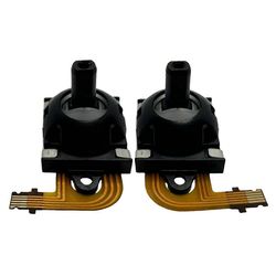 Vasen Oikea Hall Sähkömagneettinen 3D Analoginen Joystick PS Portalille Hall-efektijoystick Peukalokahvainen Joystick Satunnainen väri