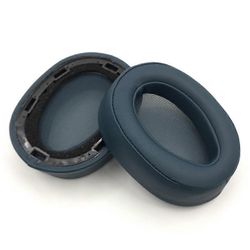 1 pari Sony MDR-100ABN / WH-H900N kuulokkeiden korvatyynyille proteiininahkaiset kuulosuojaimet Monivärinen Blackish Green
