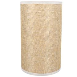 Pellavainen lampunvarjostin kattovalaisimeen, 1 kpl punainen koristeellinen lampunvarjostin 12x12x20cm