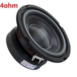 Sajygv 2 stycken Soundhits Sw-651 / SW-652R 6.5 I själva verket hög effekt subwooferhögtalare konisk glasfibergummifjädring djup Fs = 43Hz / 53Hz S...