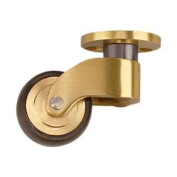 Kääntyvä pyörä huonekaluille, messinkipyörä pöydälle ja tuolille, metallivalssaus Tyyli F