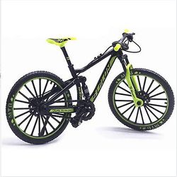 High Performance Downhill Mountain Bike - Sort Og Grøn - Cykelmodel