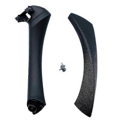 Auton oikea sisäoven vetokahva kansiverhoilulla BMW 3-sarjan E90 E91 E92 2004-2012 Musta