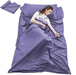 Makuupussi Liner Matkailu Camping Sheet Kevyt Hotelli Arkki Kompakti Makuupussi Säkki Kevyt Hengittävät vuoraajat Lämmin Tilava Camping Youth Host ...