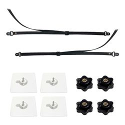 Heavy Duty TV Anti-tip Dual Cable Set Forhindre møbler Falling Anchors Kit For Baby Proofing 2PCs