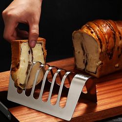 Swhyv Toast Rack Brødholder 6 Skive Slots Værktøj Kølegitter Brødstativ