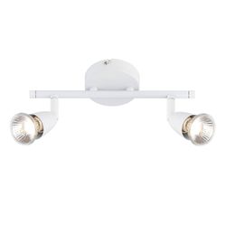 Endon Lighting Amalfi 2 lysjusterbar spotlight blank hvid, GU10