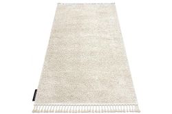 Dywany Łuszczów Tæppe BERBER 9000 creme Fringe Berber marokkanske shaggy fløde 120x170 cm