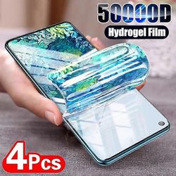 Jusch 4PCS-hydrogeelikalvo OPPO Reno 8 5G näytönsuojalle
